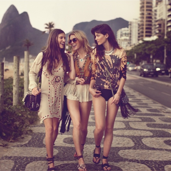 Hippie style box Mystery Box Festival Fringe BOHO free people LACE western dress - Picture 5 of 7